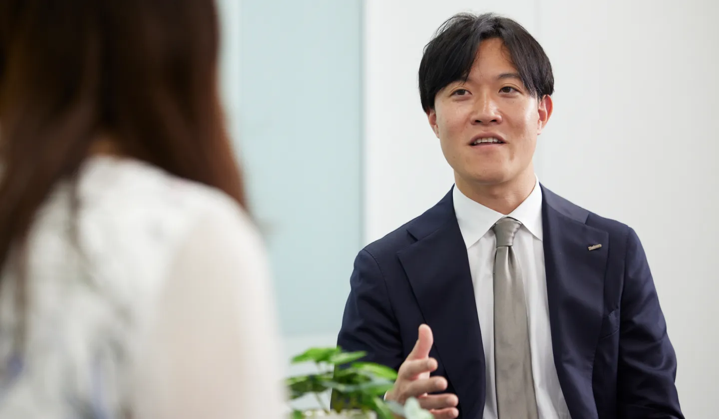 谷沢氏の話す様子