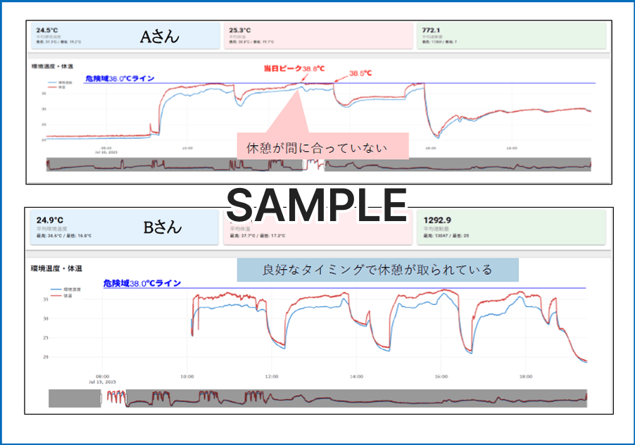 個体別分析のサンプル