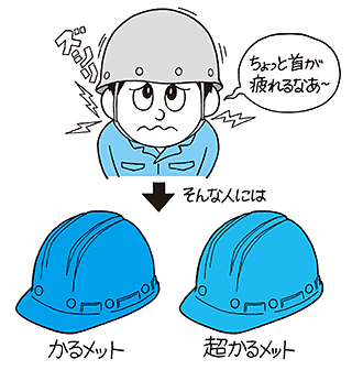 ※かるメットST#109-EPZは370g、超かるメットST#159-EPZは310gです。